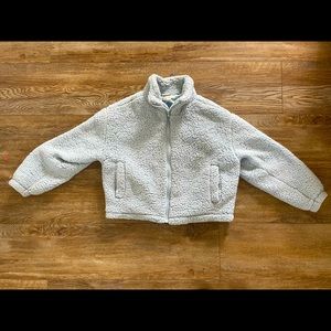 PacSun Blue Zip-up Teddy Jacket